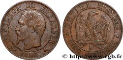 Cinq centimes Napoléon III, tête nue 1856 Bordeaux F.116/34