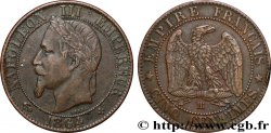 Cinq centimes Napoléon III, tête laurée 1864 Strasbourg F.117/14
