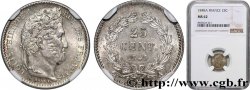 25 centimes Louis-Philippe 1848 Paris F.167/12