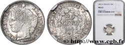 20 centimes Cérès, IIe République 1851 Paris F.146/7