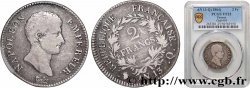 2 francs Napoléon Empereur, Calendrier révolutionnaire, Fautée Coins Tournés à -4 min/-24° 1805 Perpignan F.251/23 TB25 PCGS