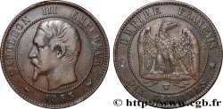 Dix centimes Napoléon III, tête nue 1853 Lille F.133/10