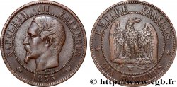 Dix centimes Napoléon III, tête nue 1855 Lille F.133/33