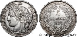 5 francs Cérès, avec légende 1870 Paris F.333/1