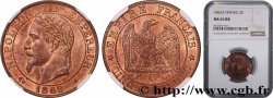Cinq centimes Napoléon III, tête laurée 1862 Paris F.117/7