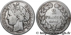 2 francs Cérès, sans légende 1871 Bordeaux F.264/4