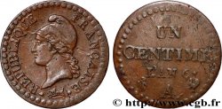 Un centime Dupré, 6 normal 1798 Paris F.100/3