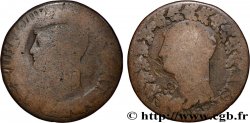 Cinq centimes Dupré, grand module, &nbsp;refrappage&nbsp; du décime n.d. s.l. F.114/9
