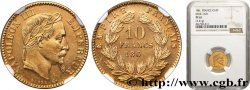 Essai de 10 francs or Napoléon III, tête laurée n.d.  Maz.1621  SUP61 NGC