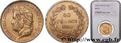 40 francs or Louis-Philippe 1834 Paris F.546/6