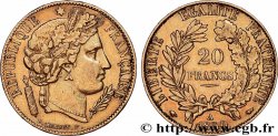 20 francs or Cérès 1850 Paris F.529/3