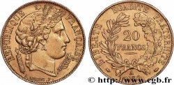20 francs or Cérès 1850 Paris F.529/3
