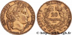 20 francs or Cérès 1851 Paris F.529/5