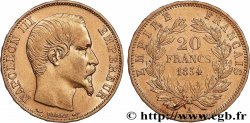 20 francs or Napoléon III, tête nue 1854 Paris F.531/2
