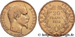 20 francs or Napoléon III, tête nue 1854 Paris F.531/2