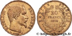 20 francs or Napoléon III, tête nue 1855 Paris F.531/3