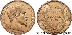20 francs or Napoléon III, tête nue 1858 Paris F.531/13