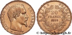20 francs or Napoléon III, tête nue 1858 Paris F.531/13