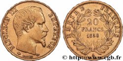 20 francs or Napoléon III, tête nue 1858 Paris F.531/13