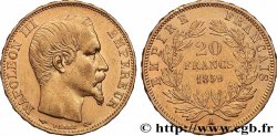 20 francs or Napoléon III, tête nue 1859 Paris F.531/15