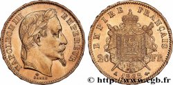 20 francs or Napoléon III, tête laurée 1868 Paris F.532/18