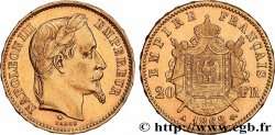 20 francs or Napoléon III, tête laurée 1868 Paris F.532/18