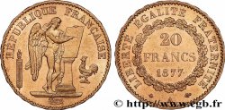 20 francs or Génie, Troisième République 1877 Paris F.533/5