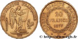 20 francs or Génie, Troisième République 1877 Paris F.533/5