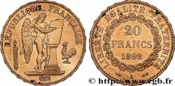 20 francs or Génie, Troisième République 1892 Paris F.533/16