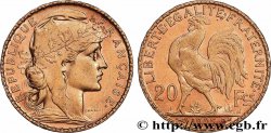20 francs or Coq, Dieu protège la France 1905 Paris F.534/10