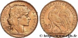 20 francs or Coq, Dieu protège la France 1906 Paris F.534/11