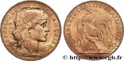 20 francs or Coq, Liberté Égalité Fraternité 1911 Paris F.535/5
