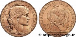 20 francs or Coq, Liberté Égalité Fraternité 1912 Paris F.535/6