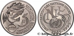 5 francs Cinquantenaire de l’ONU 1995 Pessac F.345/1