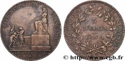 5 décimes, Régénération française 1793 Paris F.172A/1