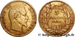 5 francs or Napoléon III, tête nue, grand module 1856 Paris F.501/2