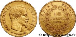 10 francs or Napoléon III, tête nue 1859 Strasbourg F.506/8