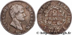 2 francs Napoléon Empereur, Calendrier grégorien 1807 Bayonne F.252/11