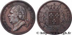 Reproduction en étain bronzé de l’Épreuve de 5 Francs par Michaut 1815 Rouen T.T.2028 cop.