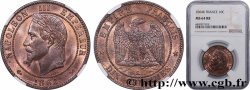 Dix centimes Napoléon III, tête laurée 1864 Bordeaux F.134/15