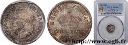20 centimes Napoléon III, tête laurée, grand module 1867 Strasbourg F.150/2