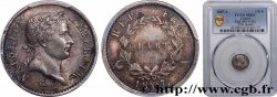 Quart (de franc) Napoléon Ier tête laurée, République française 1807 Paris F.161/1
