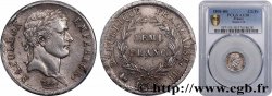 Demi-franc Napoléon Ier tête laurée, République française 1808 Strasbourg F.177/4