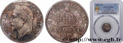 50 centimes Napoléon III, tête laurée 1866 Strasbourg F.188/10