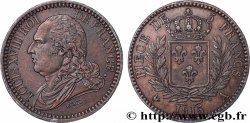 Reproduction en étain bronzé de l’Épreuve de 5 Francs par Brenet 1815 Paris T.T.2021 cop.
