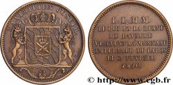 Refrappe en bronze d’une Monnaie de visite, module de 2 francs, pour Maximilien I Joseph de Bavière 1810  T.T.1706 b3 MS 