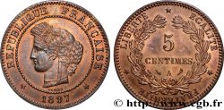 5 centimes Cérès, différent torche 1897 Paris F.118/39
