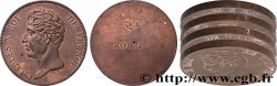 Épreuve uniface d’avers en cuivre de 5 francs par Tiolier, 1ère phase, Revers MODEL. 5F n.d. Paris T.T.3039 a.2 SPL63 