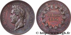 Refonte des monnaies de cuivre, essai au module de 5 centimes 1840  T.T.4514 a.1 MS63 