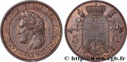 Essai de 5 centimes à la Charte 1847  T.T.4014 a.1